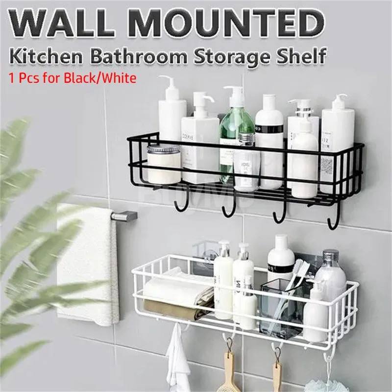 IRON SHELF SINGLE LAYER WITH HOOK