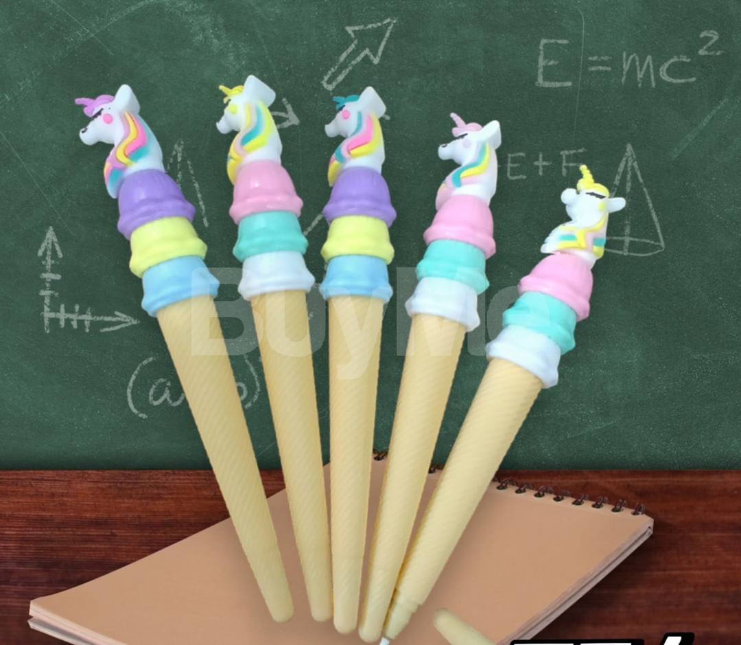 UNICORN DESIGN ICE CREAM SHAPE PEN