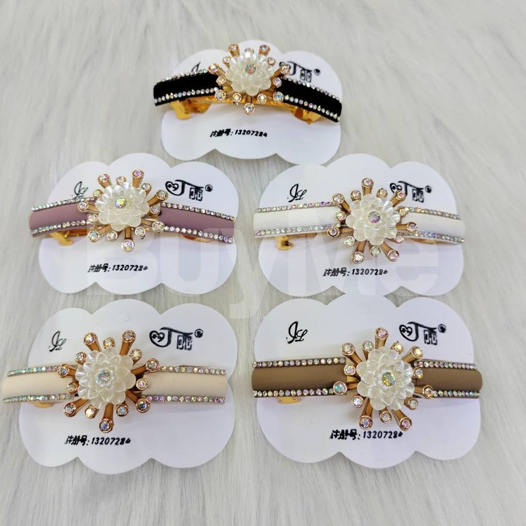 FLORAL DESIGN HAIR SLIDES