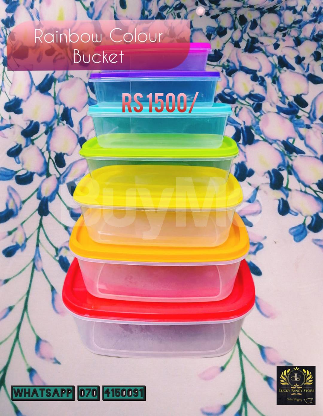 RAINBOW COLOR BUCKET