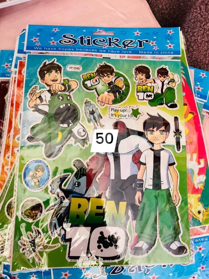 KIDS STICKERS CARD