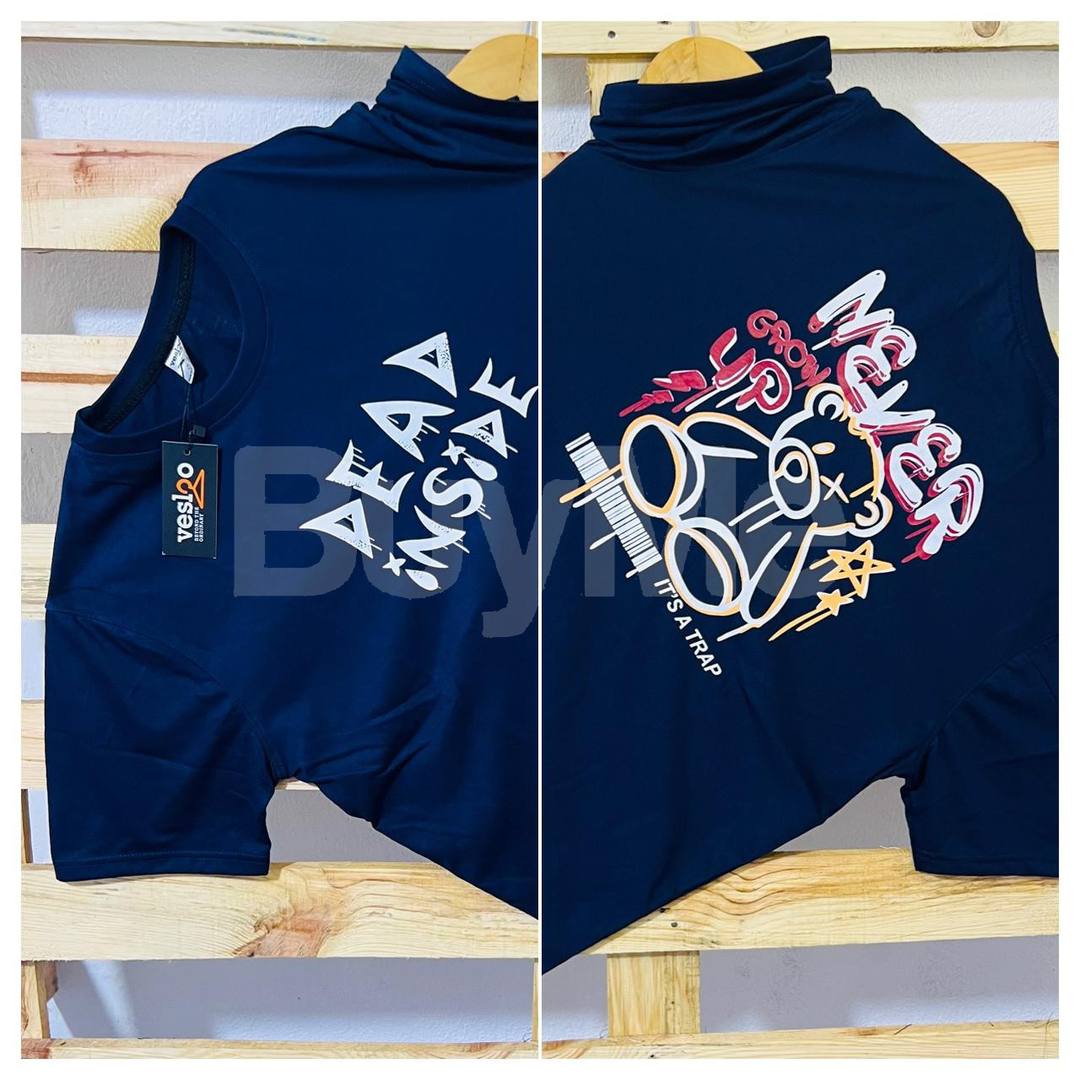 DOUBLE SIDE PRINT CREW NECK T SHIRT 2