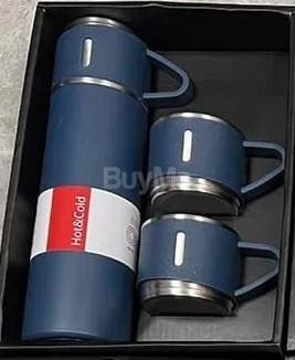 VACCUM FLASK SET - DARK BLUE