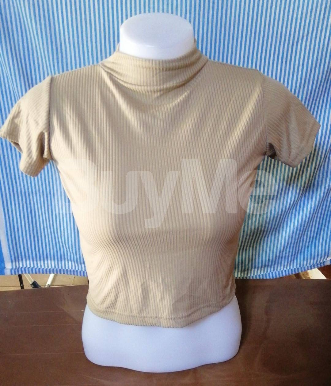 LADIES SHORT SLEEVE TOP- SLATE GREY