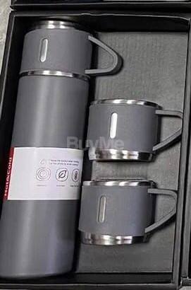 VACCUM FLASK SET - GREY