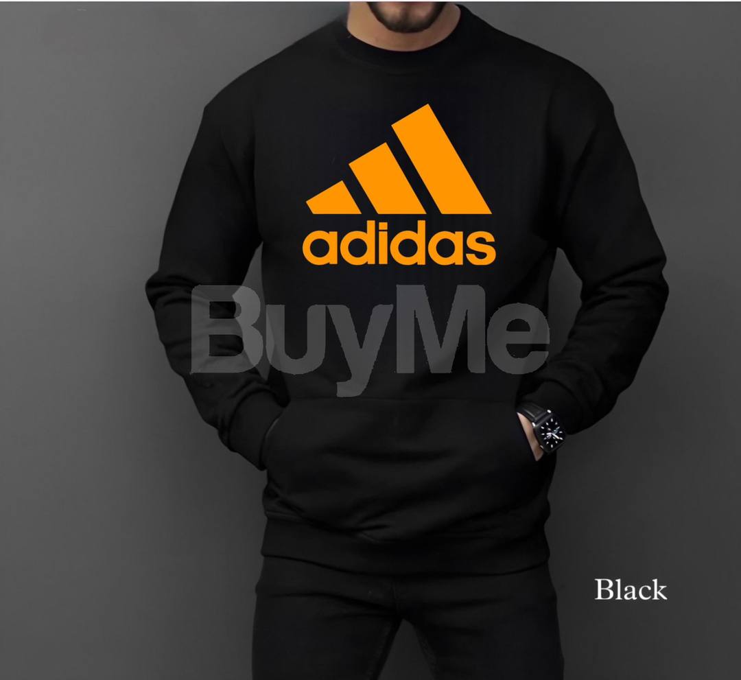 PREMIUM QUALITY WINTER SWEATSHIRT - BLACK