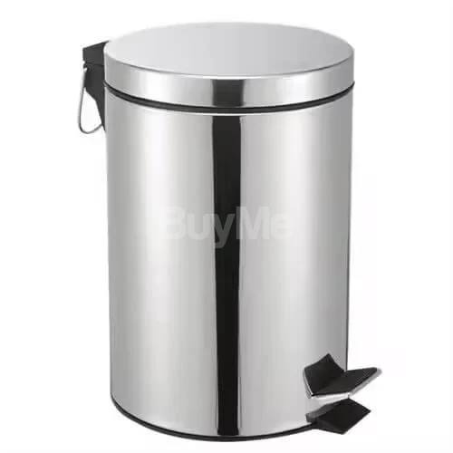 STAINLESS STEEL FREE STANDING PEDAL BIN 10L