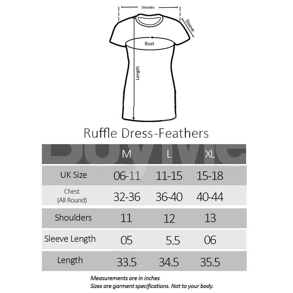 RUFFLE DRESS