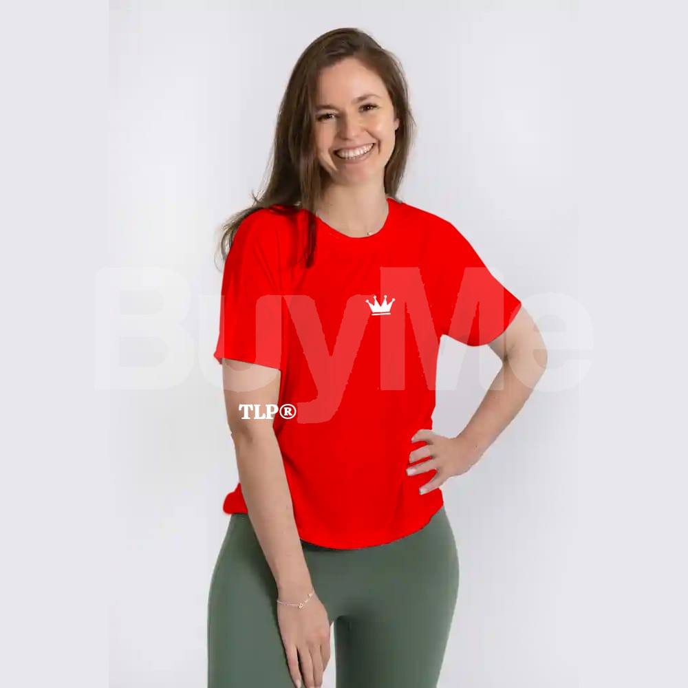 THE CROWN T SHIRT - RED
