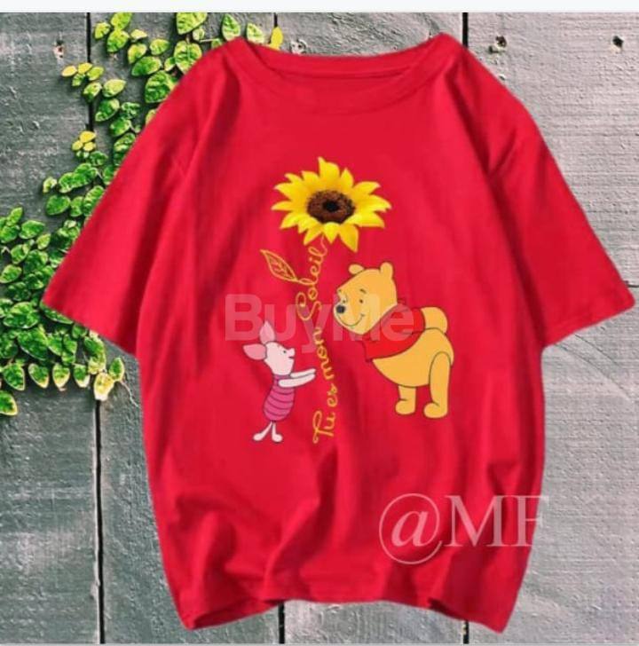 BAGGY T SHIRT GSM 190 - RED COLOUR