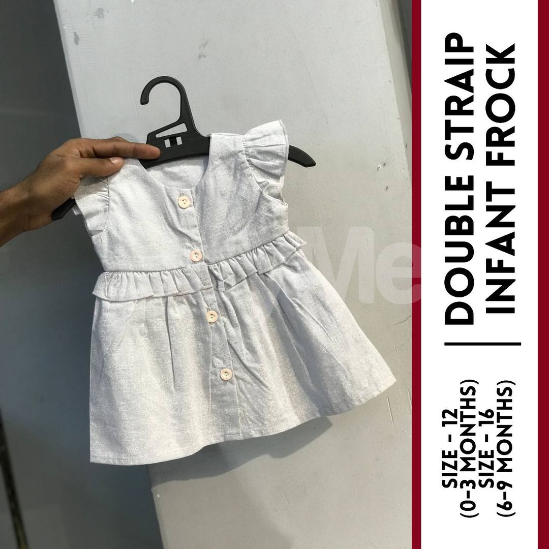 SMOKE SLEEVE INFANT FROCK