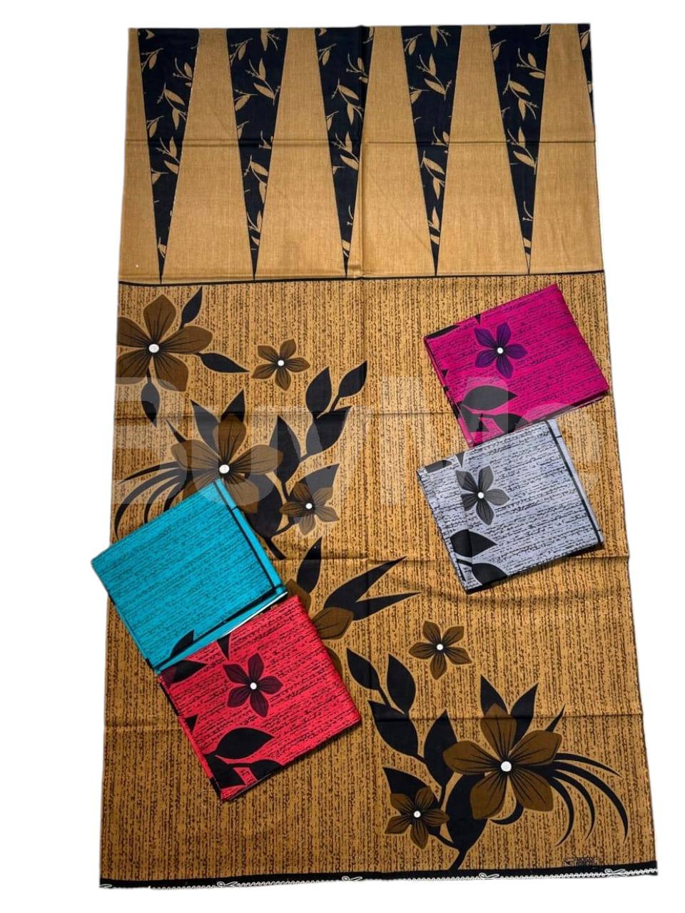 MOHINI MAXI MATERIAL - BROWN