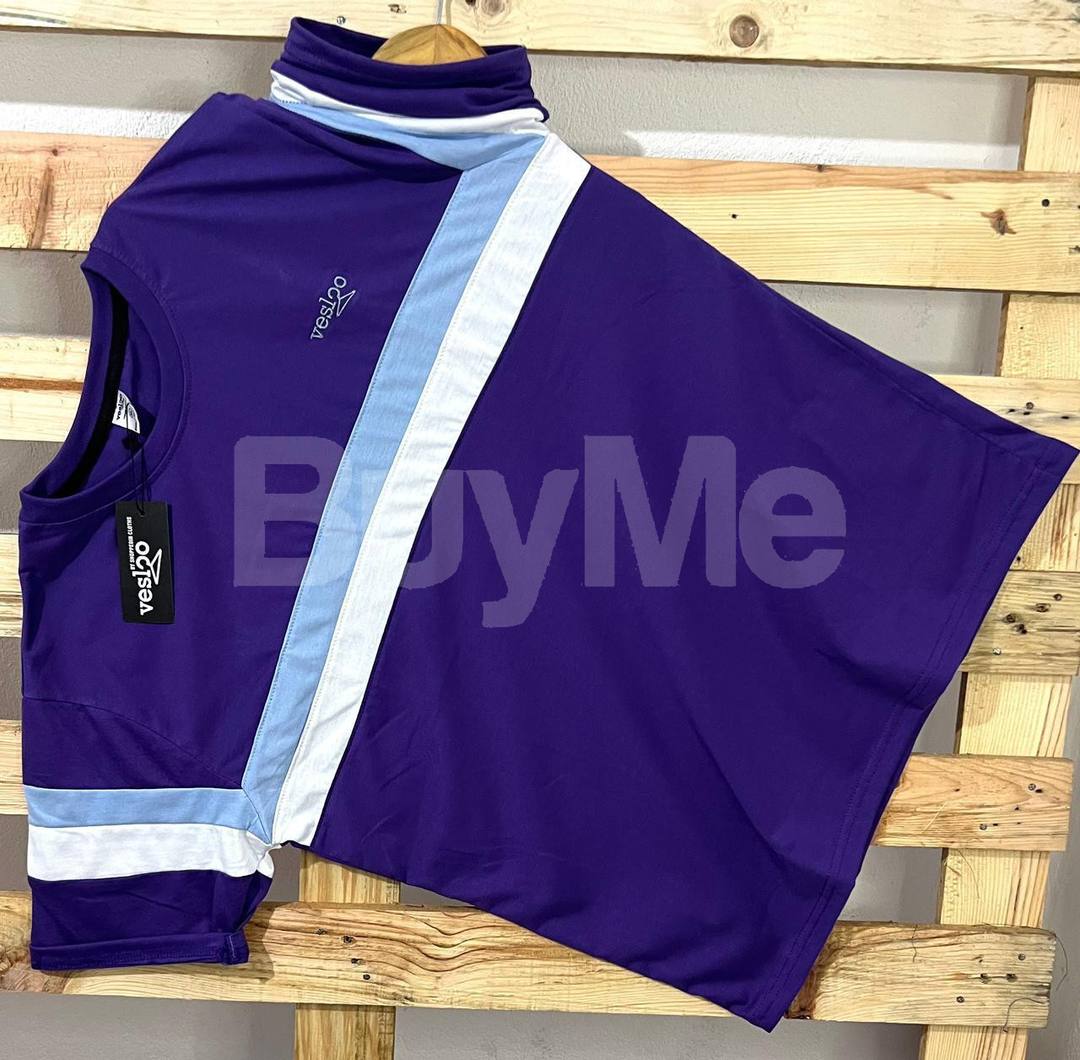 THREETONE CREW NECK TSHIRT - BLUE