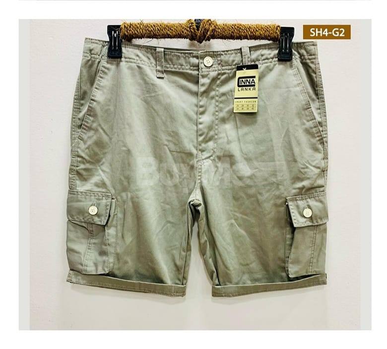 MENS SHORTS WITH POCKET - SLATE GREY