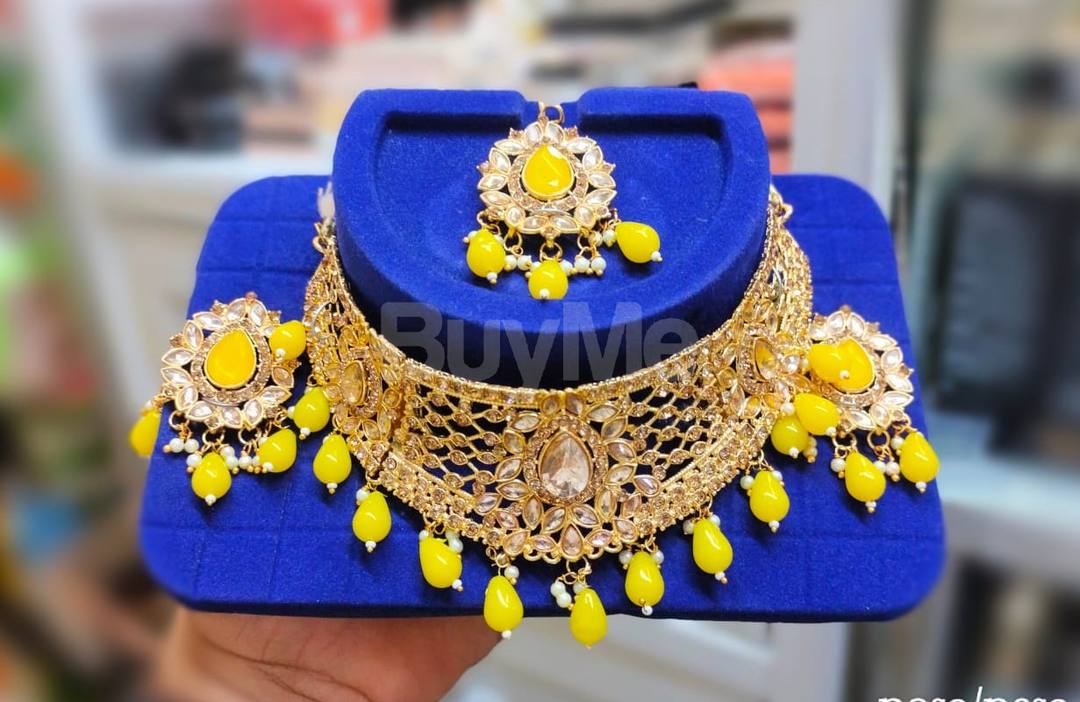 CUP NECKLACE - YELLOW