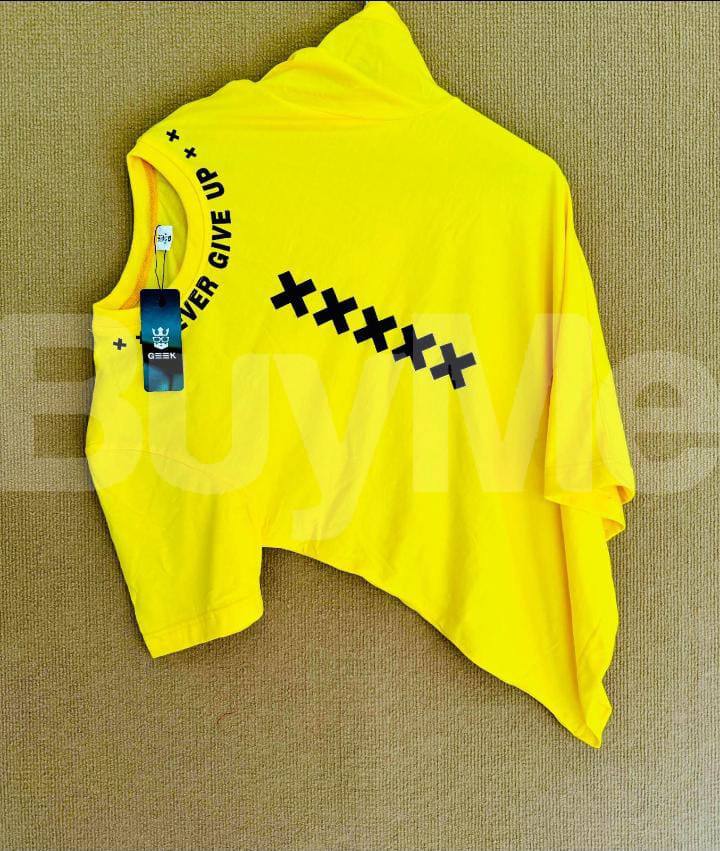 CREW NECK T - SHIRT - YELLOW
