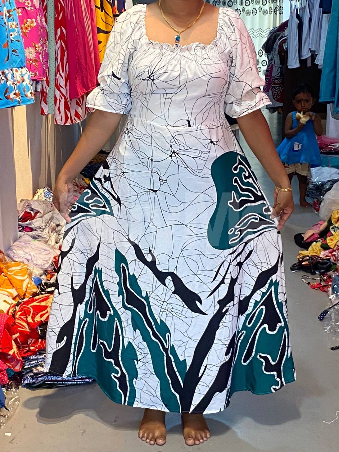 MAZA LONG FROCK
