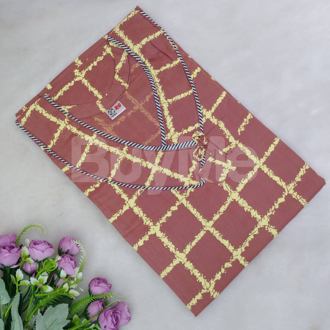 MATERIAL COTTON STITCHED MAXI - PINK