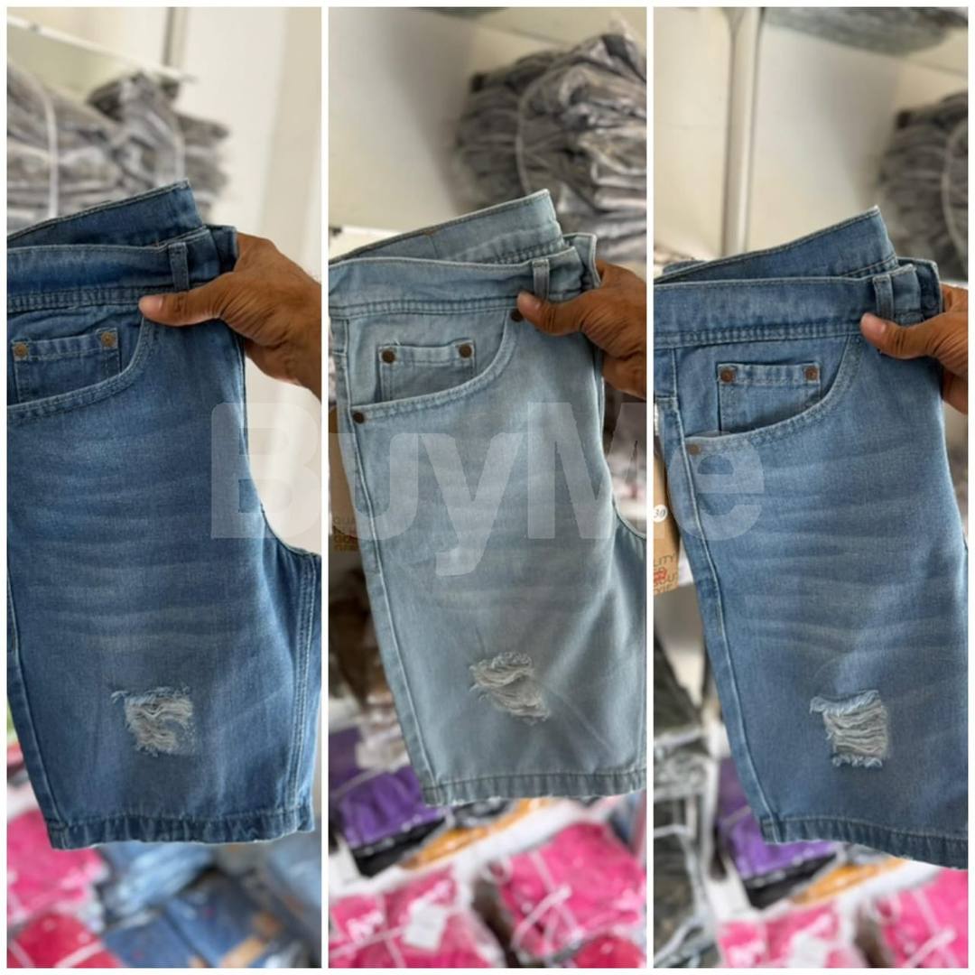 DENIM PATCH SHORT