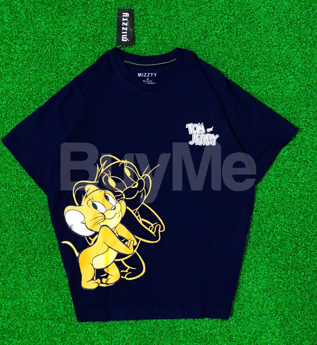 TOM AND JERRY BAGGY T SHIRT - DARK BLUE
