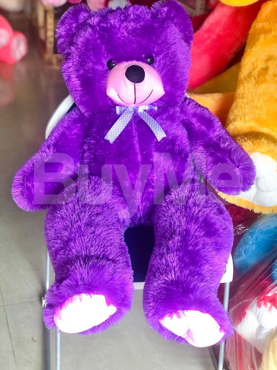 PURPLE TEDDY BEAR