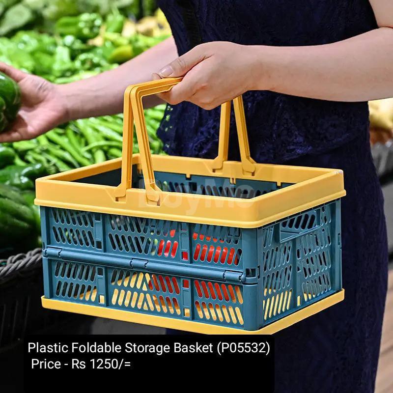 FOLDABLE STORAGE BASKET