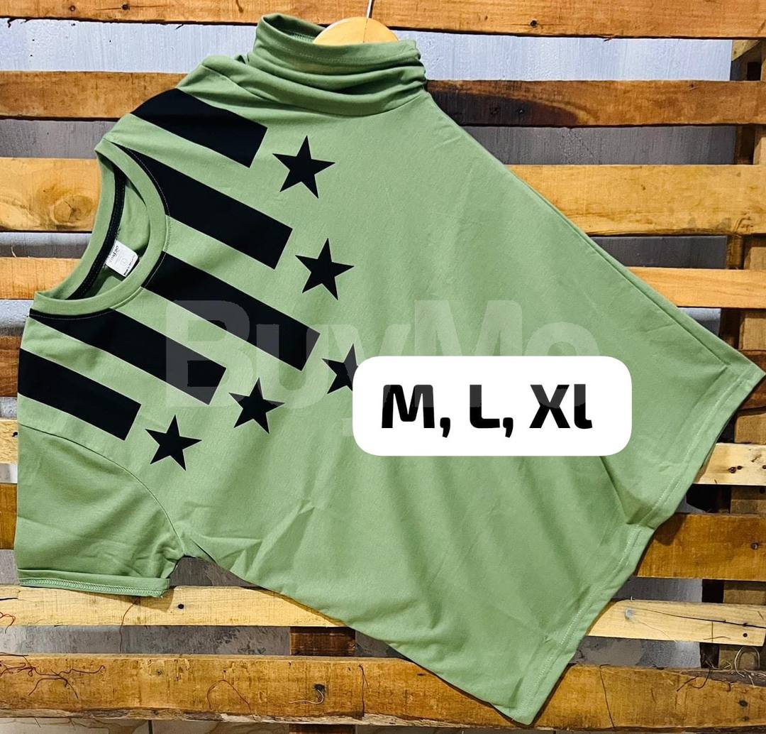 PRINTED T - SHIRT - GREEN