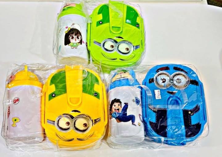2PCS KIDS LUNCH BOX & WATER BOTTLE SET