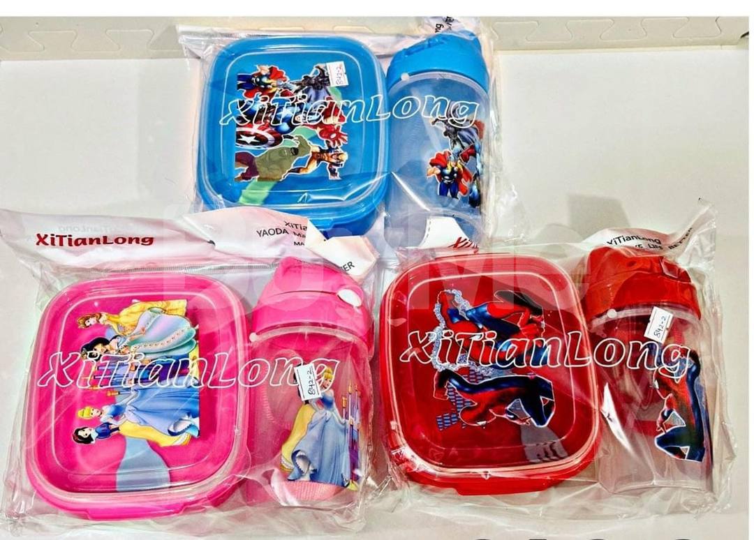 2PCS KIDS LUNCH BOX & WATER BOTTLE SET