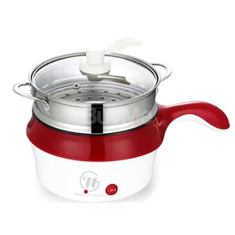 STEAM COOKING POT - RED & WHITE