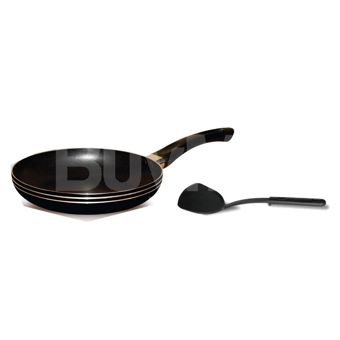 VESTA NON STICK FRY PAN WITH NYLON SPOON