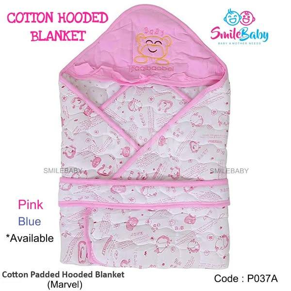 COTTON HOODED BLANKET DEIGN