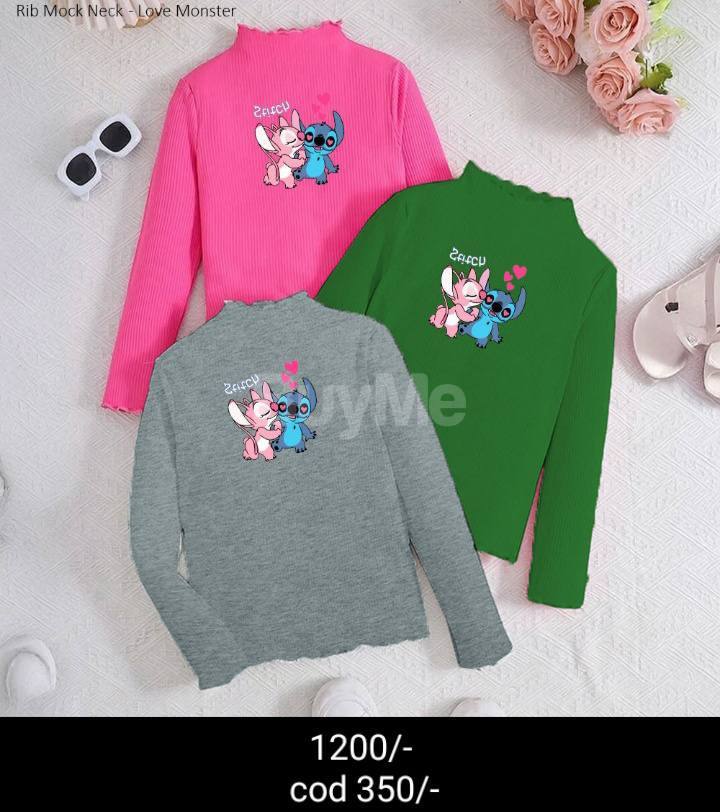 RIB MOCK NECK DESIGN