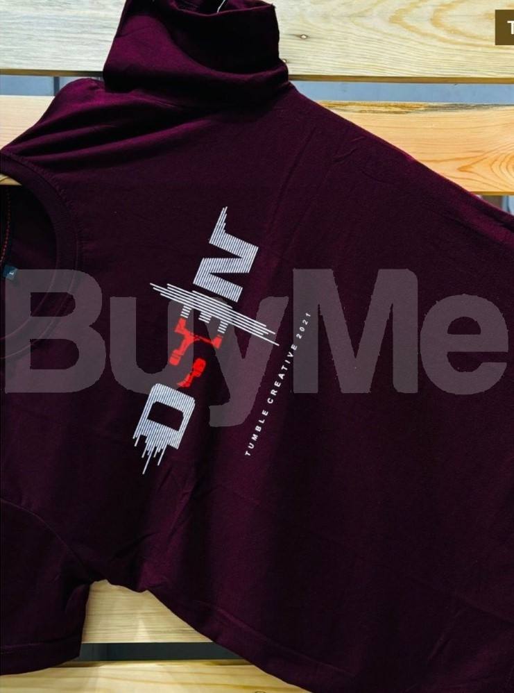 STUNNING MENS T SHIRT - MAROON