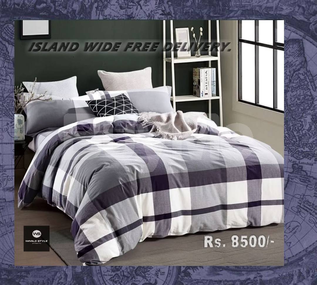 COB YARN DYED DUVET SET BEDSHEET