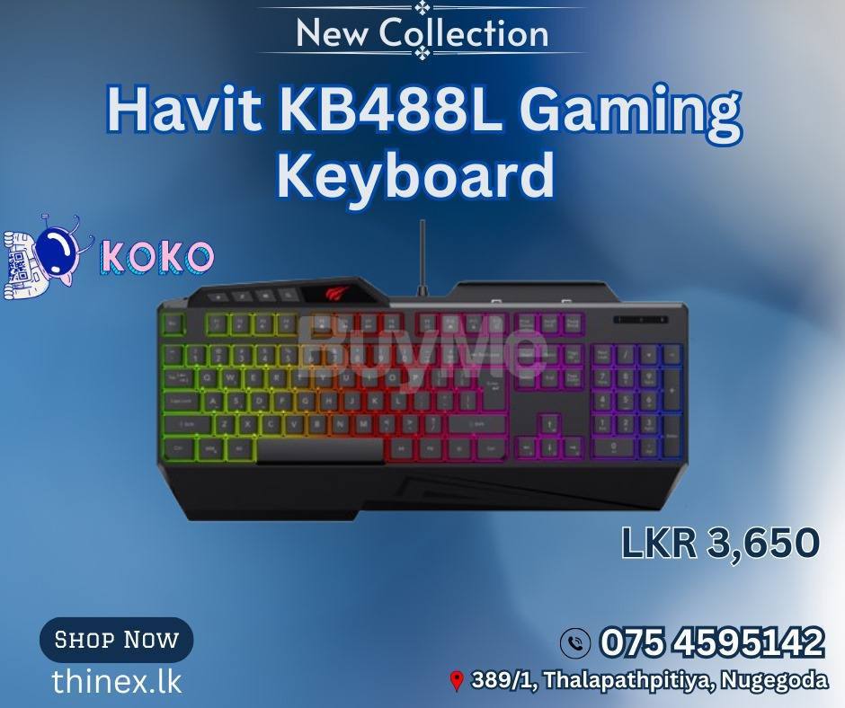 HAVIT KB488L MULTI-FUNCTION BACKLIT KEYBOARD