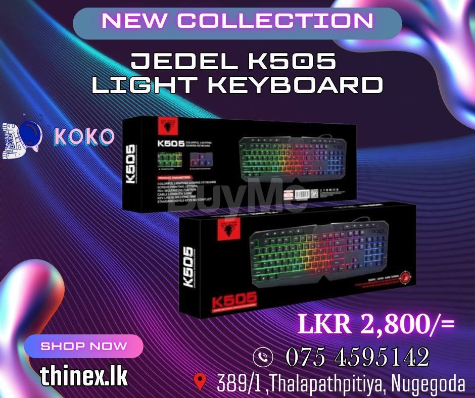 JEDEL K505 LIGHT KEYBOARD