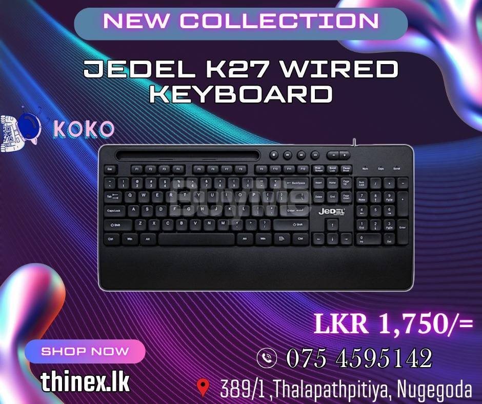 JEDEL K27 WIRED KEYBOARD