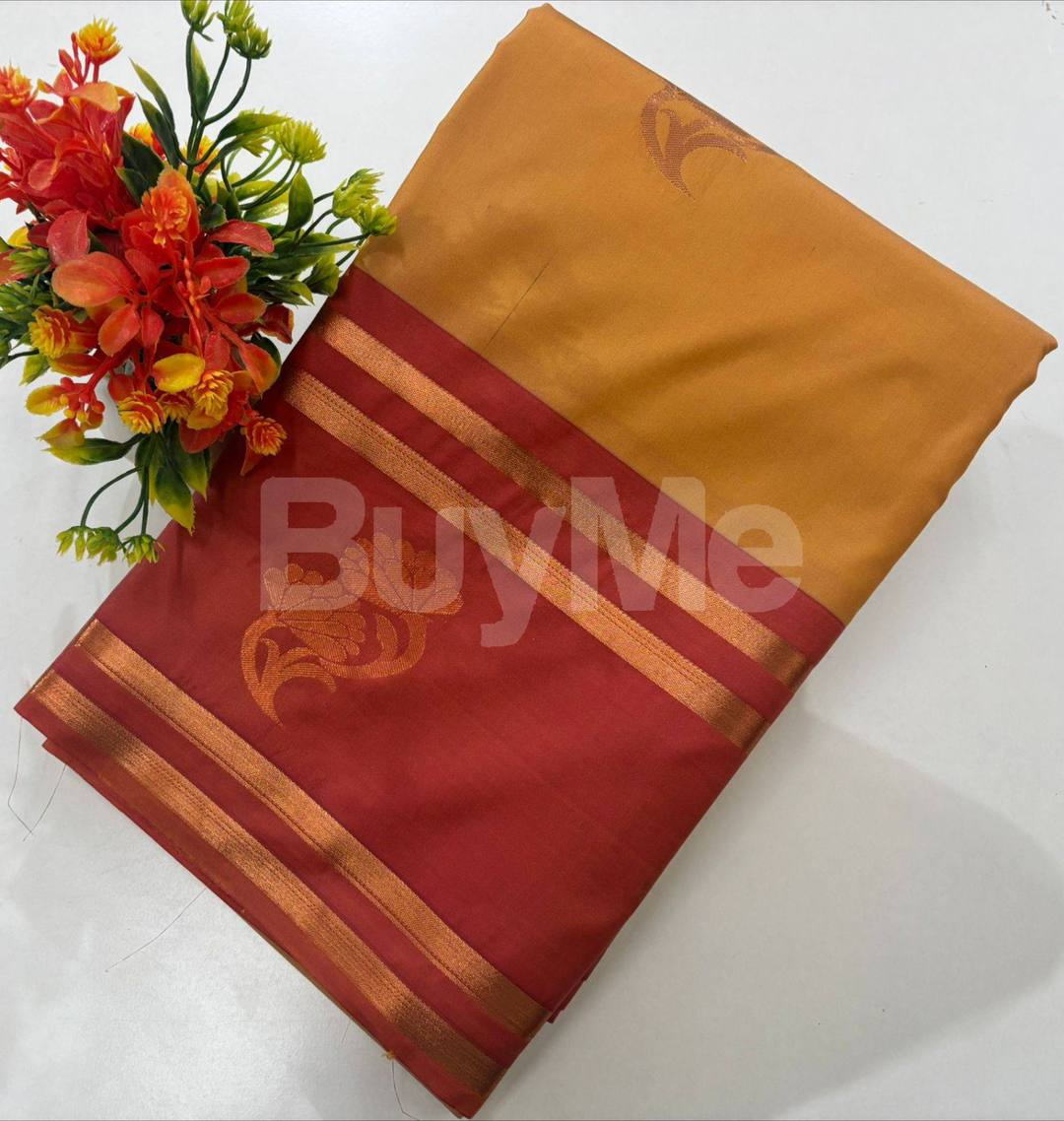 SOFT SILK BORDER LESS VAIRAOOSI AND PUTTA