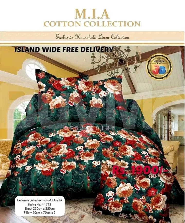 BEDSHEET- MIA COTTON DESIGN