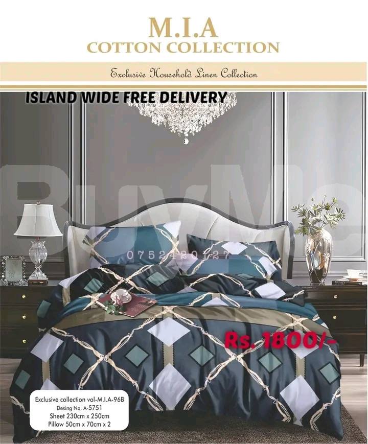 MIA COTTON BEDSHEET DESIGN