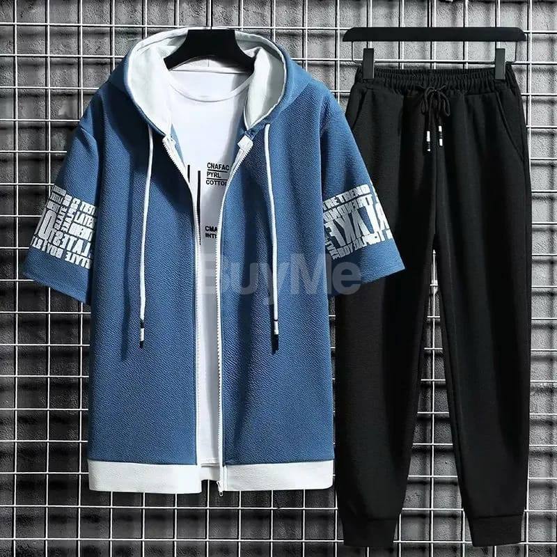 SET FOR MEN SUMMER SPORTS SUIT