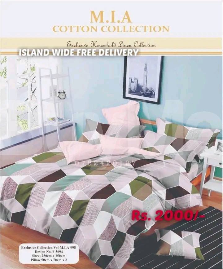 BEDSHEET- MIA COTTON MATERIAL