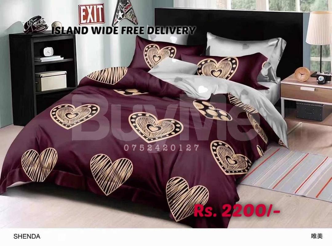 HEART SHAPE 7D BEDSHEET