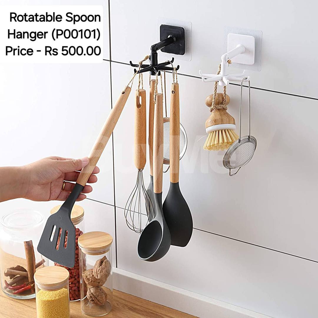 ROTATABLE SPOON HANGER