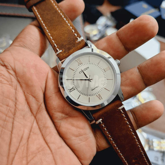 CITIZEN PREMIER GRADE WATCH - BROWN STRAP