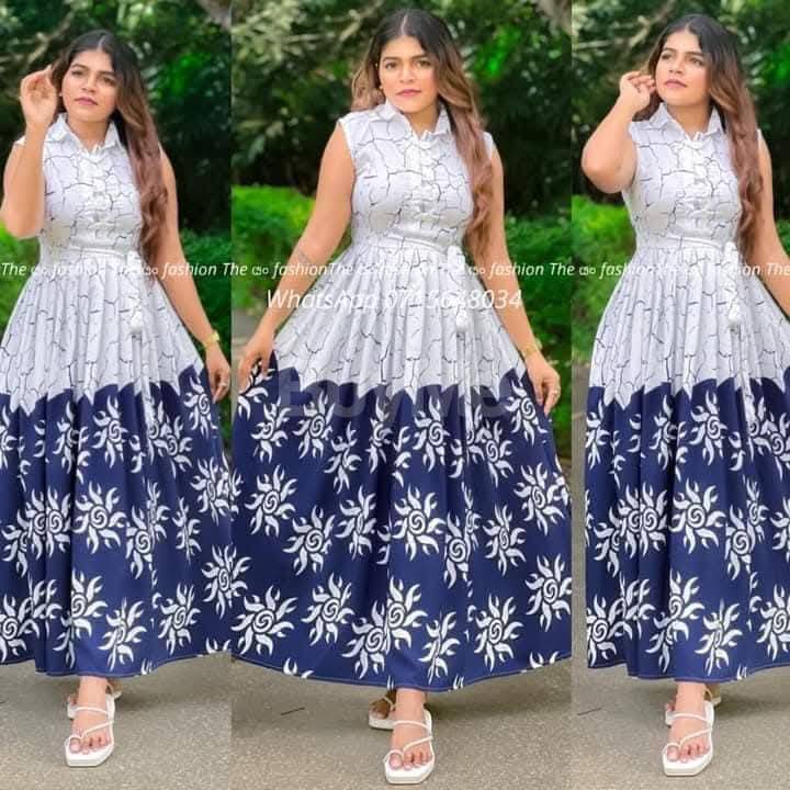 LADIES LONG FROCK DESIGN