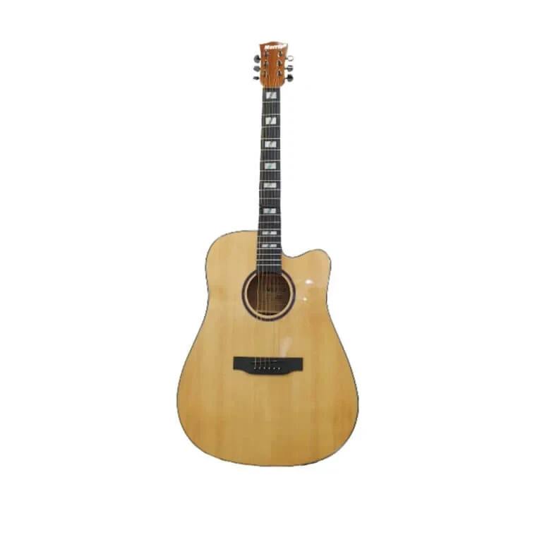 MORRIS ACOUSTIC GUITAR WITH COVER