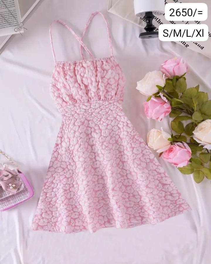PINK FROCK DESIGN FOR LADIES