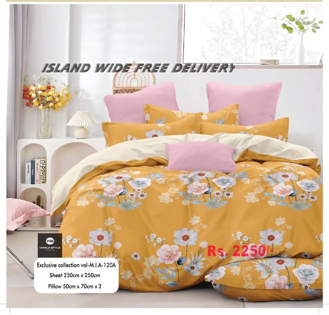 BEDSHEET COLLECTION WITH 2 PILLOW CASES